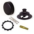 Watco Univ. NuFit Push Pull Bath Stopper, Innovator of Kit w-3/8-5/16 in. Brass P, Adapter, Bronze 948701-PP-BZ